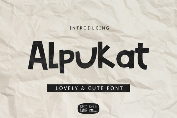 Alpukat: A Display Font with Editorial Personality