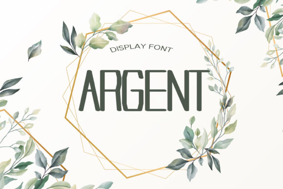Argent Display Typeface for Editorial Layouts and Publication Branding