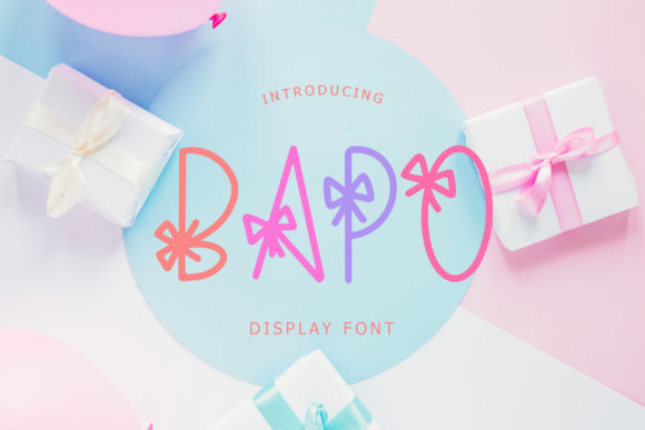 Bapo Display Font: Why Marketers Need This Kid-Friendly Typeface