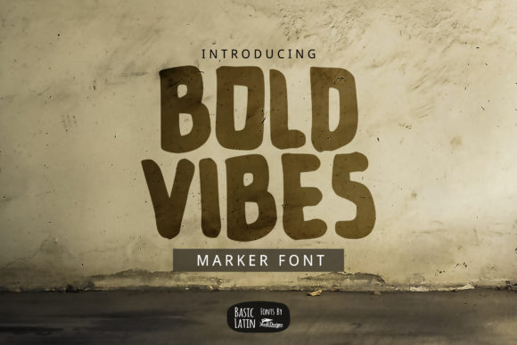 Bold Vibes: A Thick Vintage Display Font for Crafters