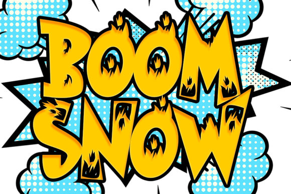 Boom Snow: A Display Font Built for Bold Web Design
