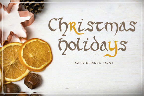 Christmas Holidays Font for Business