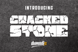 Cracked Stone Font for Scroll-Stopping Marketing Visuals
