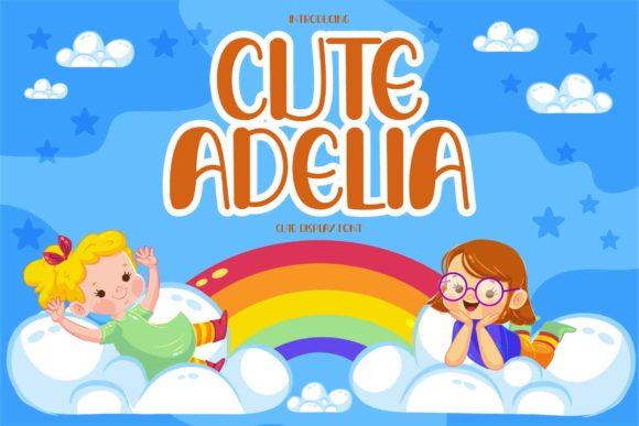 Cute Adelia Font for Creative Projects