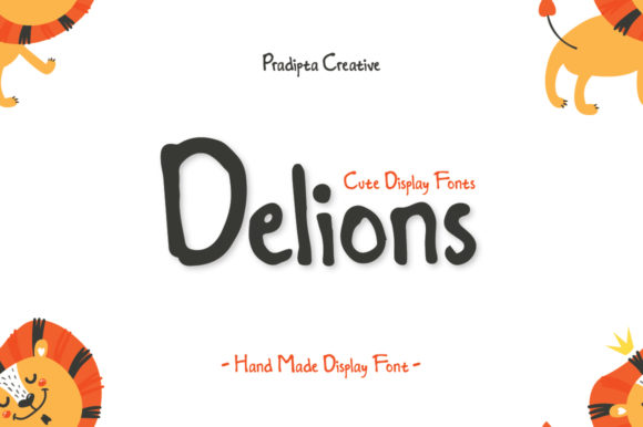 Delions Font: A Cheerful Typeface for Small Business Branding