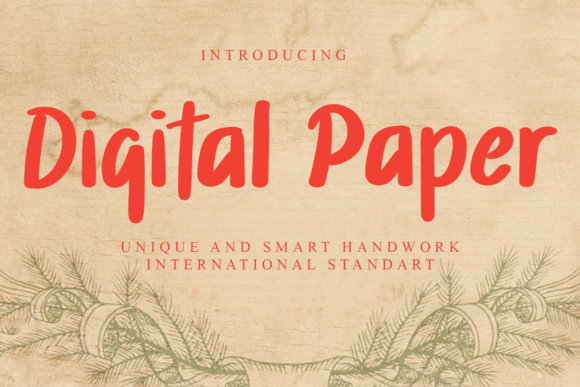 Digital Paper: A Bold Font for Digital Campaigns