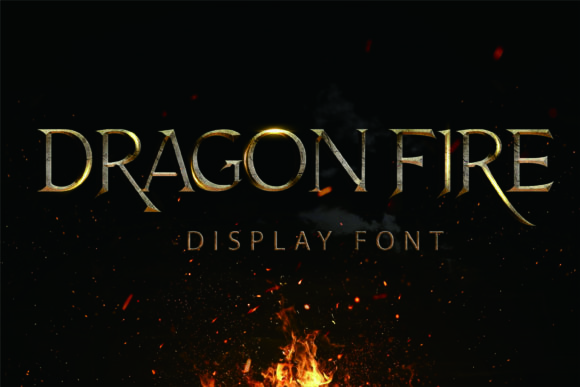 Dragon Fire: A Display Font Built for Bold Editorial Storytelling