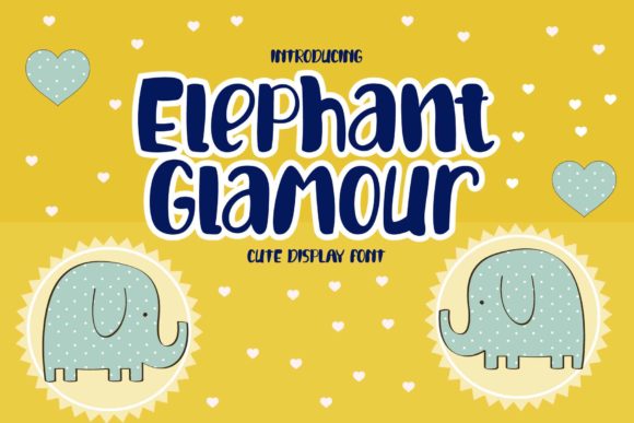 Elephant Glamour: A Font for Playful Branding