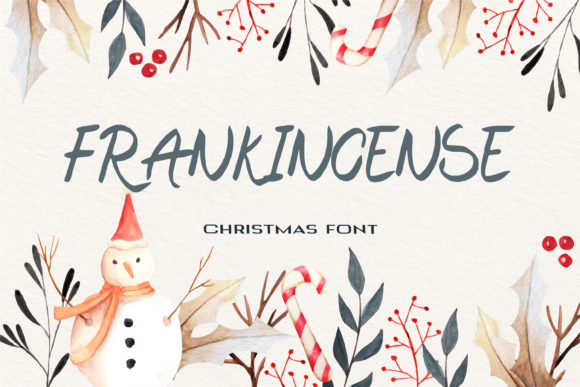 Frankincense Font: Elegant Display Type