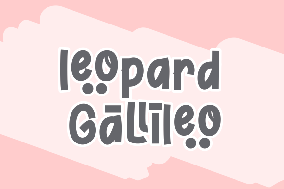 Gallileo Silley: A Cute Display Font for Handmade Products