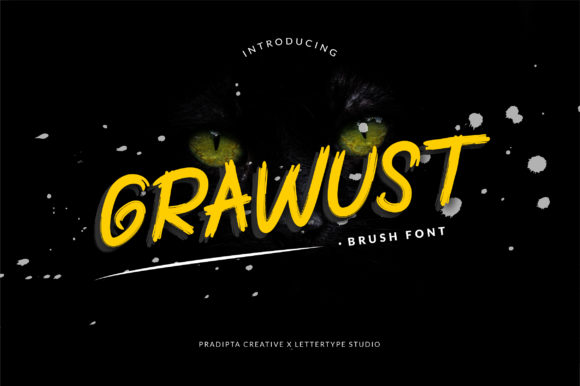 Grawust: A Brushed Display Font for Scroll-Stopping Marketing