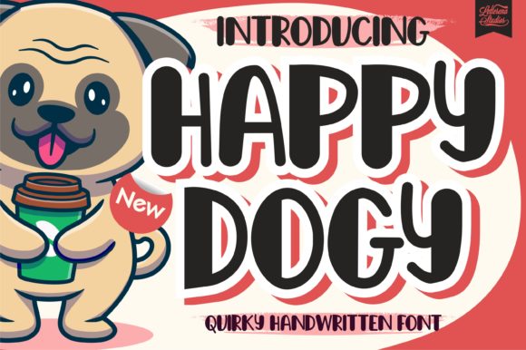Happy Dogy: A Quirky Display Font