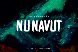 Nunavut Display Font: Elegant Lines for Handmade Products