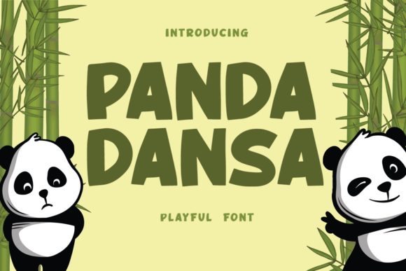 Panda Dansa: A Bold Display Font That Brings Playful Branding to Life