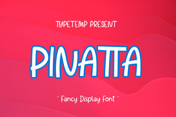 Pinatta: A Bold Display Font for Creative Campaigns