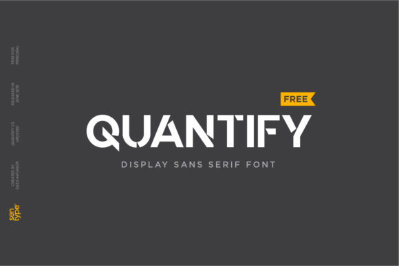 Quantify: A Bold Display Font for Web Design