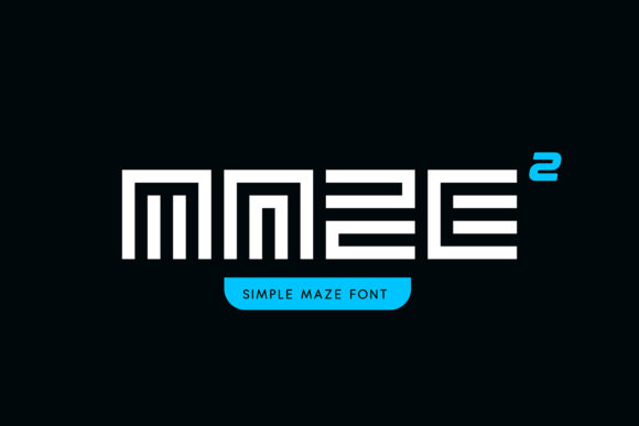 SimpleMaze: A Futuristic Font for Bold Campaigns