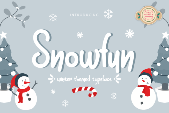 Snowfun: A Playful Font for Web Design