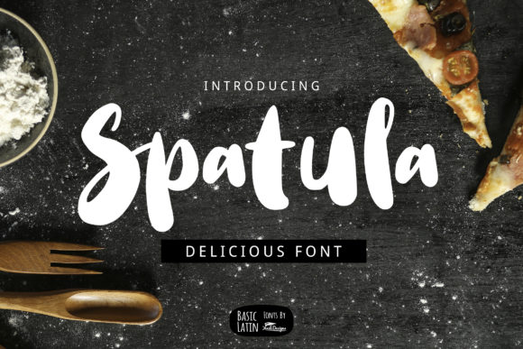 Spatula Font Brings Bold Charm to Your Handmade Products