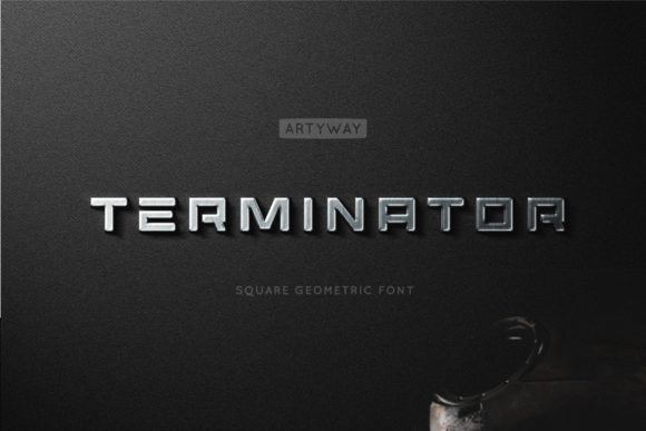 Terminator: Bold Typography for Impact