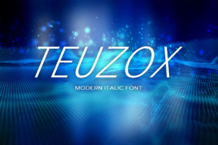 Teuzox: A Clean Display Font for Modern Editorial Design