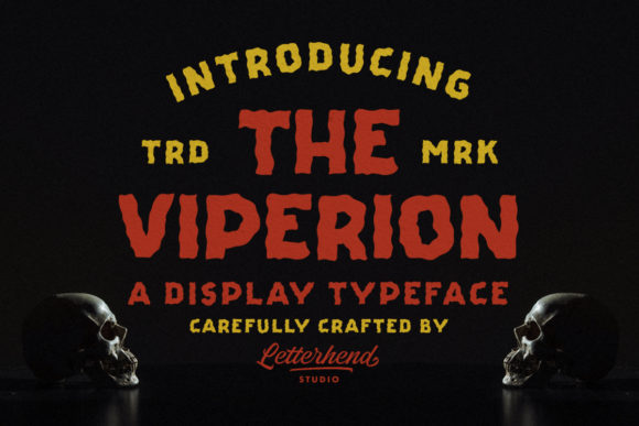 The Viperion: A Bold Display Font